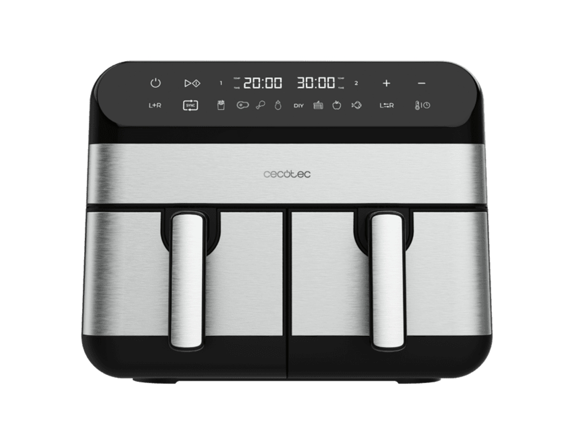 Freidora Sin Aceite CECOTEC 03489 Cecofry Advance 9000 Inox 9L 4 5+4 5L