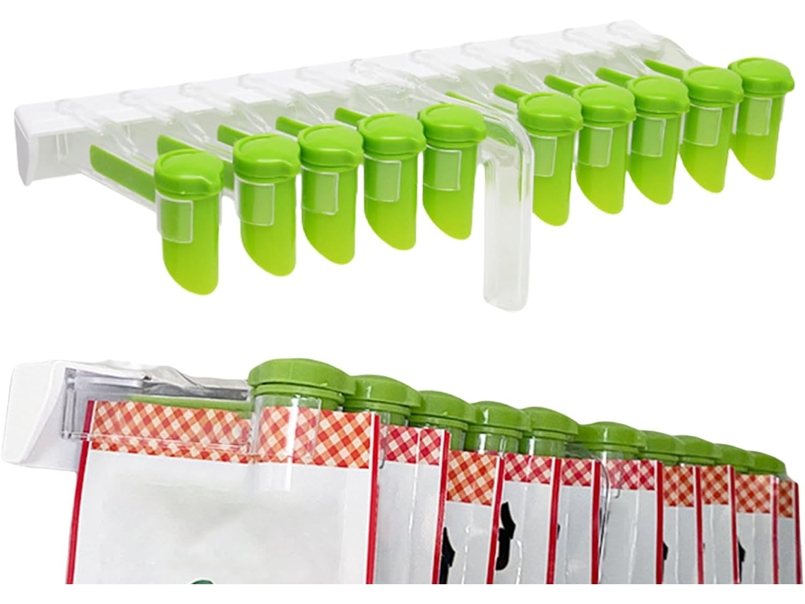 Organizador De Especias Para Armario Almacenamiento Con Clips Estantes Bandejas Y Extra Bles El Hogar Apartamento Cocina