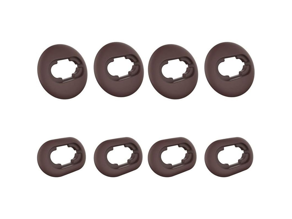 Juego De 4 Adaptadores De Silicona Suave Antiderrame Para Auriculares Samsung Galaxy Buds Live 2020 (dsm-r180) - Marrón
