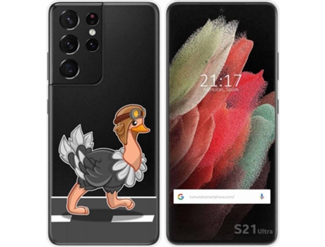 Carcasa Samsung Galaxy S21 Ultra 5G TUMUNDOSMARTPHONE Avestruz Multicolor