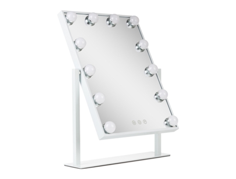 Espejo Iluminado Maquillaje LED 4200ºK 41x47,5Cm Regulable Blanco 40.000H [SUN-ESLED-03-W] GREENICE