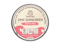 Suntribe - Protetor solar facial e vermelho esportivo retrô 15 g de creme
