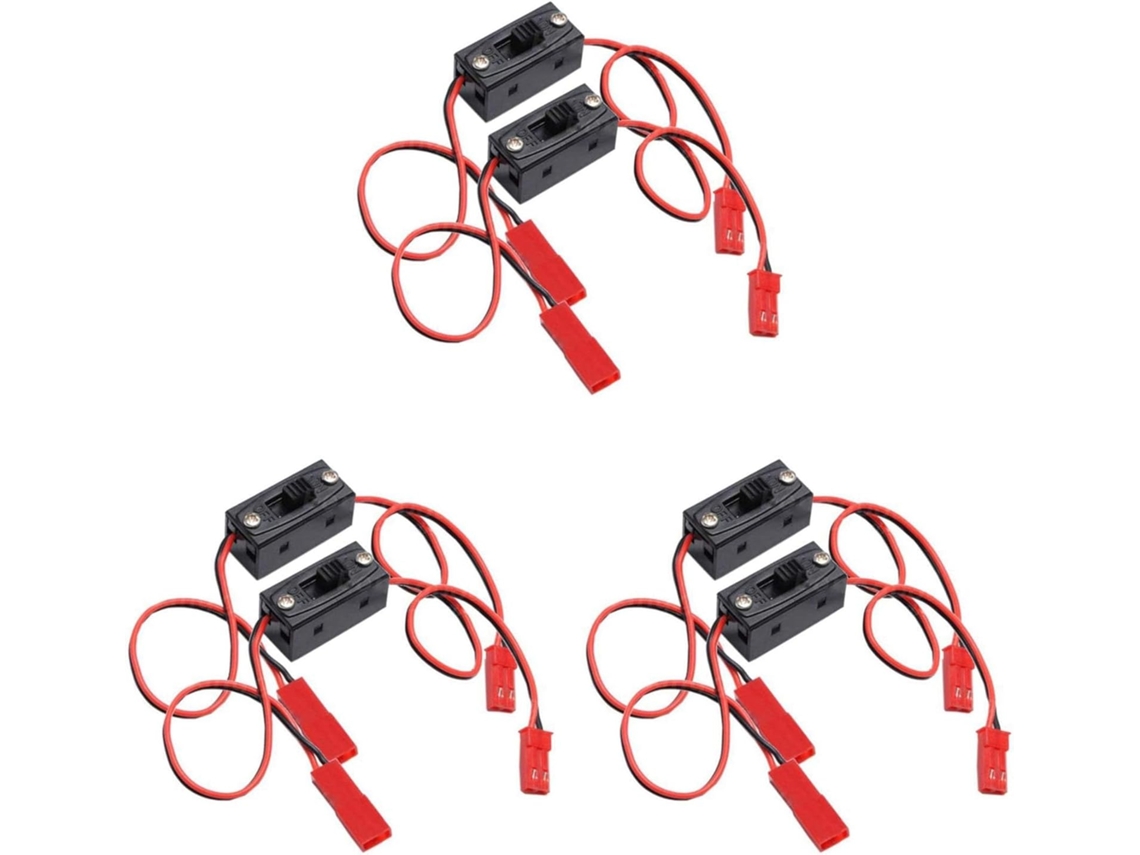 Conmutadores SFUSHOS, 6 unidades, con receptor y conector.