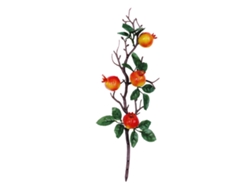Ramos navideños decorativos con frutas de plástico para decoración navideña