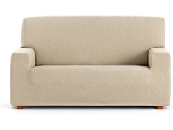 Funda de Sofá 2 Plazas EYSA Premium Troya Tejido Elástico (170 x 70 x 110 cm - Poliéster y Algodón - Crudo)