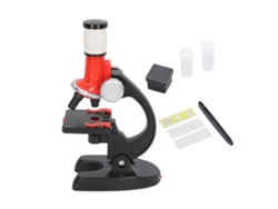 Kit De Microscopio Infantil 1200x Con Luz Led, Lente De Ángulo Ajustable, Juguete Educativo.