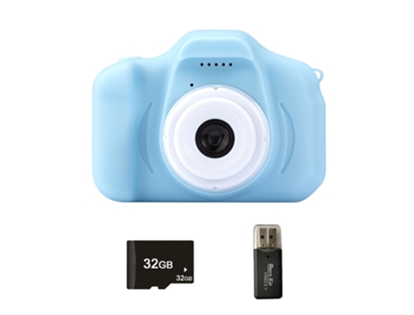 ELKUAIE Cámara selfie para niños, regalos para niños de 3 a 9 años, cámaras de video digital HD para niños pequeños, tarjeta SD de 32 GB