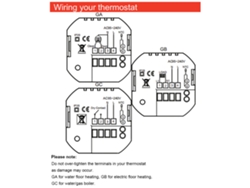 Termostato Inteligente Wi-fi Con Control Por Aplicación, 16 A, Compatible Con Alexa, Calefacción Eléctrica Por Suelo Radiante, Blanco.