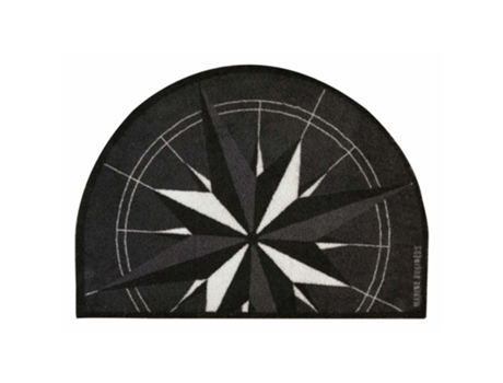 Tapete de Boas-Vindas Rosewind Preto 70 X 50 Cmmarine Business
