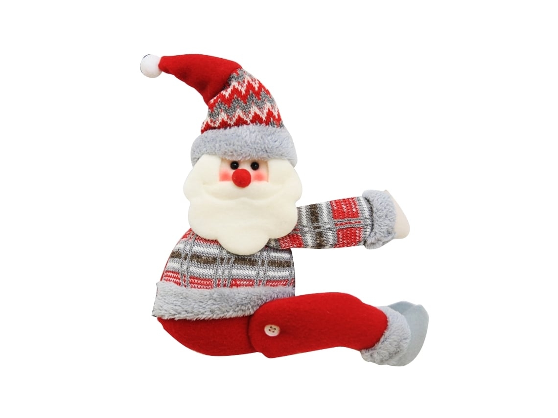 Sujetador De Cortina Navideño Con Diseño De Dibujos Animados Para Decoración Del Hogar (papá Noel)*