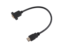 Adaptador Hdmi Macho A Hembra Con Orificio Para Tornillo, Extensión De 30 Cm, Versión 1.4, Compatible Con Ethernet 3d