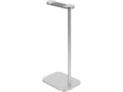 Soporte Para Casco De Audio En Aluminio Argenté De Bureau Multifonctionnel Écouteurs Filaires Fil
