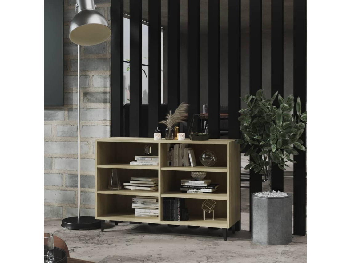 Lovely Home Aparador 103,5X35X70 Cm Contrachapado Color Roble Sonoma
