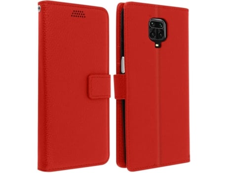 Funda Xiaomi Redmi 9 Pro, 9 Pro Max AVIZAR FOLIO-LENNY-RD-NT9S Rojo