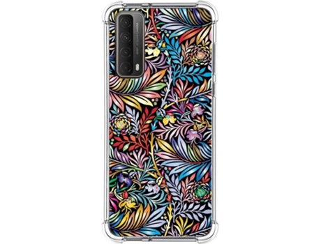 Carcasa Huawei P Smart 2021 TUMUNDOSMARTPHONE Dibujos Antigolpes Flores 04 Multicolor