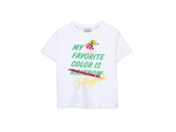 Camiseta de manga corta para niñas de Bob Esponja con medusa blanca Rosewell