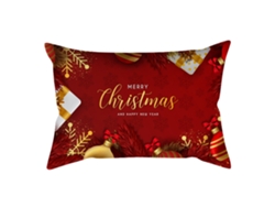 Serie Copo de Nieve Navideño Funda Decorativa de Almohada