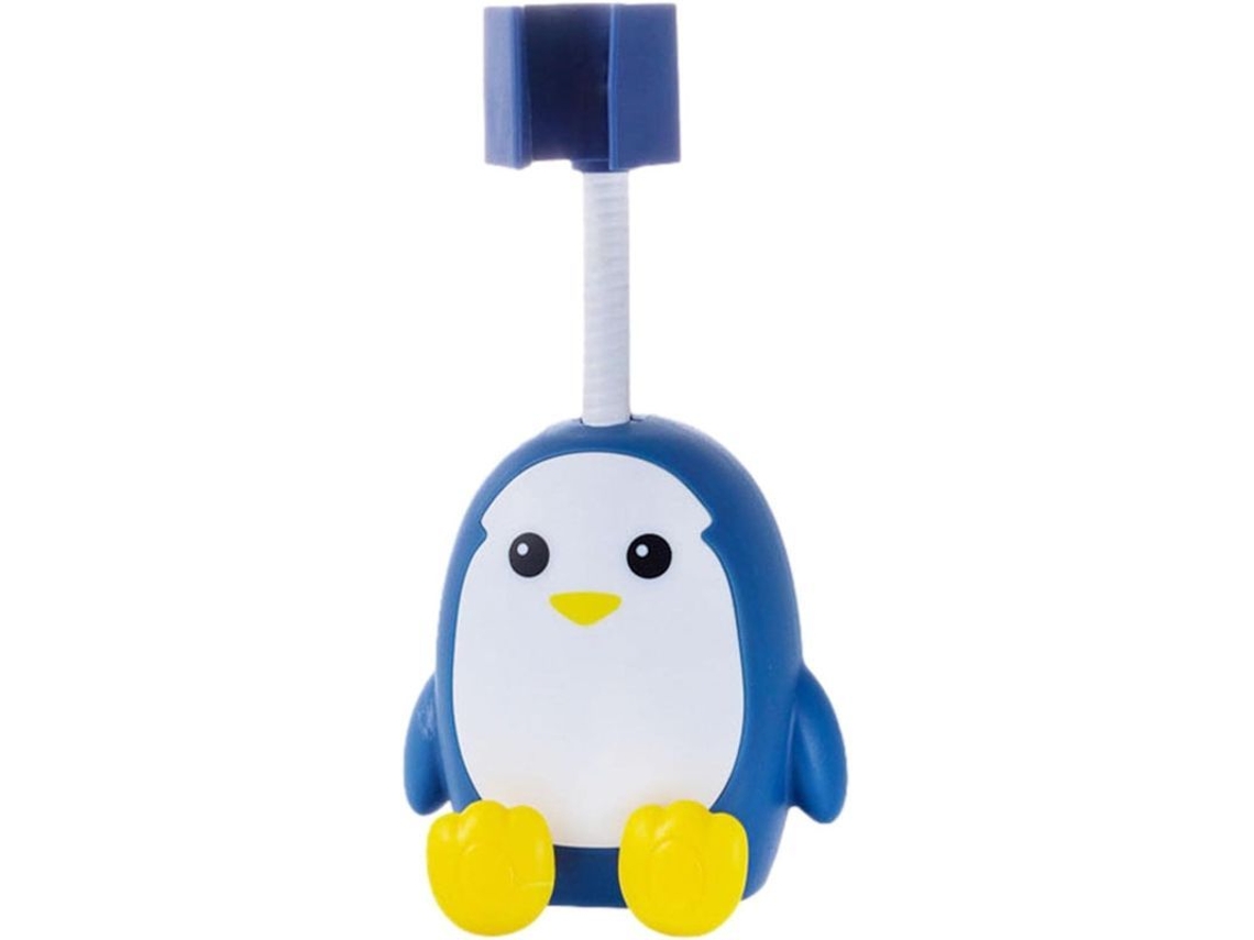 Soporte De Ducha De Pared Penguin Design | No Requiere Perforación | Giro De 360° | Abs Duradero