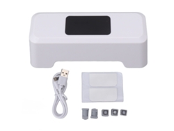 Sistema De Descarga Automática De Inodoro Con Sensor De Movimiento Sin Contacto, Ipx5, Blanco, Para Uso Doméstico Y Público.