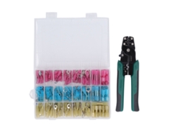 Conjunto De Ferramentas De Crimpagem De Conexões Isoladas Com Ratchê Autoajustável Para Fios Awg 22–10