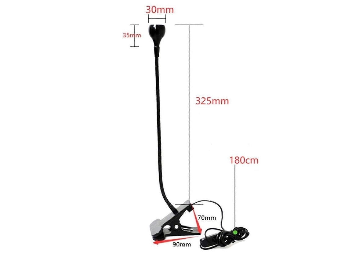 Mini lámpara de manicura UV LED, muy adecuada para manicuras de gel, con clips de seguridad y luz LED giratoria.