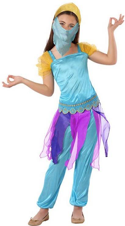 Disfraz De Niña atosa princesa azul tam 34 años atosa60105 arabe 3 4 60105