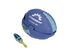 Juguete De Dinosaurio Para Armar Tú Mismo - Huevo De Dinosaurio Con Tornillos Y Tuercas - Azul