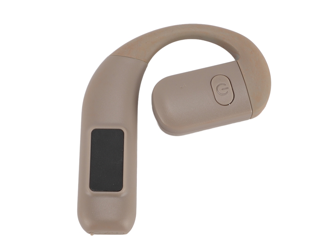 Auriculares Mono Bluetooth 5.5 Con Cancelación De Ruido, Micrófono Giratorio E Indicador De Batería - Gris