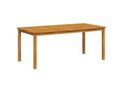 Maison Exclusive - Mesa De Comedor De Jardín Madera Maciza De Acacia 180x90x75 Cm
