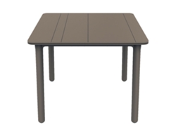 Mesa Cuadrada Exterior 90x90 Chocolate Noa Garbar