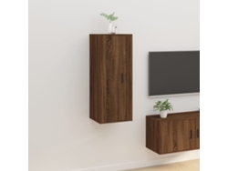 Estantería/Mueble de TV de Pared 40X34,5X100 Cm Roble Marrón