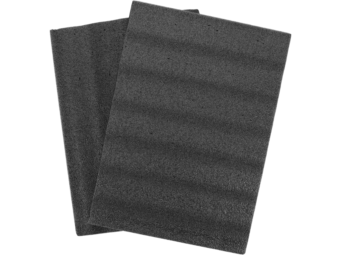 Láminas De Espuma Negra De 5 Cm De Grosor, 35 X 25 Cm, 2 Unidades.