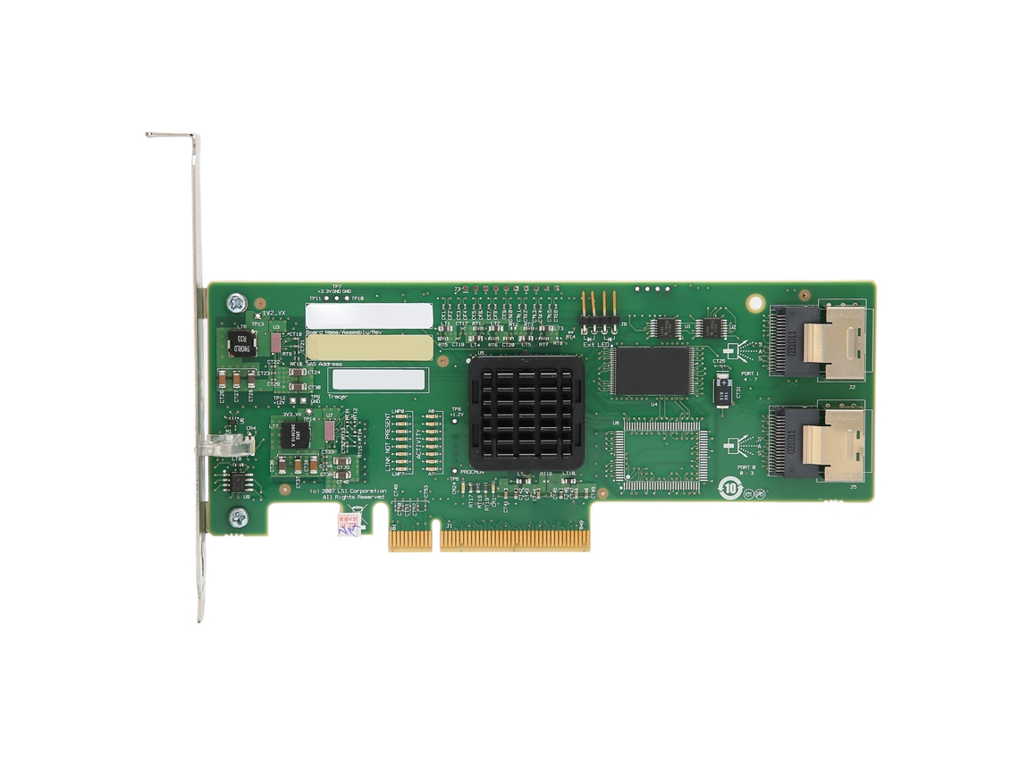 Adaptador De Servidor Ethernet Gigabit Pci E X8 Com 2 Conectores Sff8087 Proteção De Dados