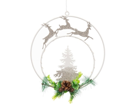 Adorno de Navidad BIGBUY CHRISTMAS Multicolor (17.5x0.5X24cm)
