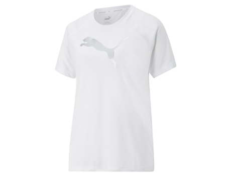 Camiseta para Mujer PUMA (XS - Blanco)