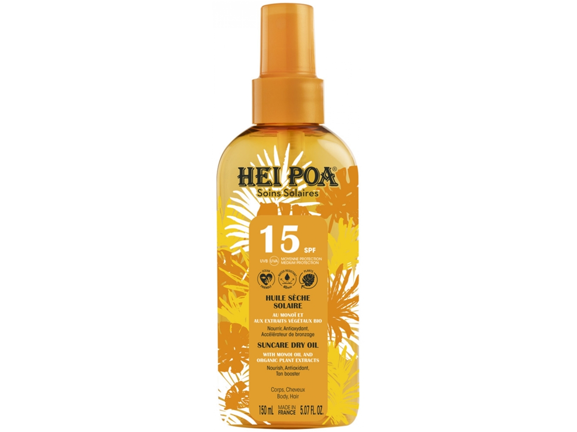 Aceite Solar Secante Spf15 150 Ml HEI POA