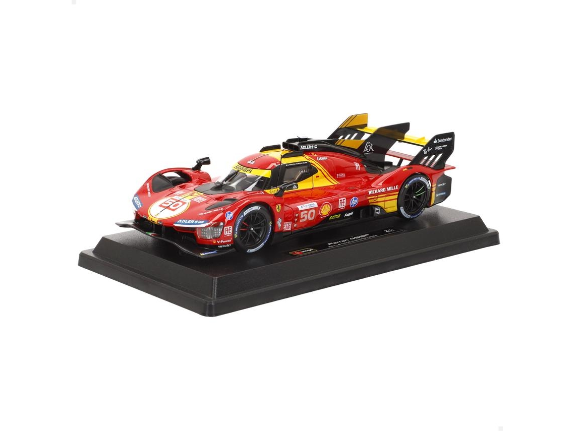Modelo De Coche Ferrari 499p Lmh No.50 124 Burago
