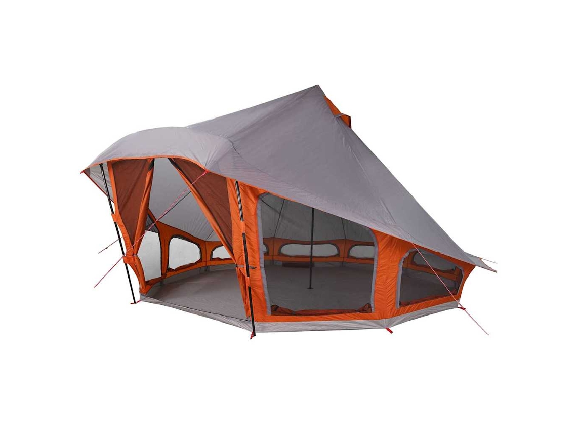Tienda Tipi Familiar Tipi Gris Y Naranja 508 X 470 X 300 Cm