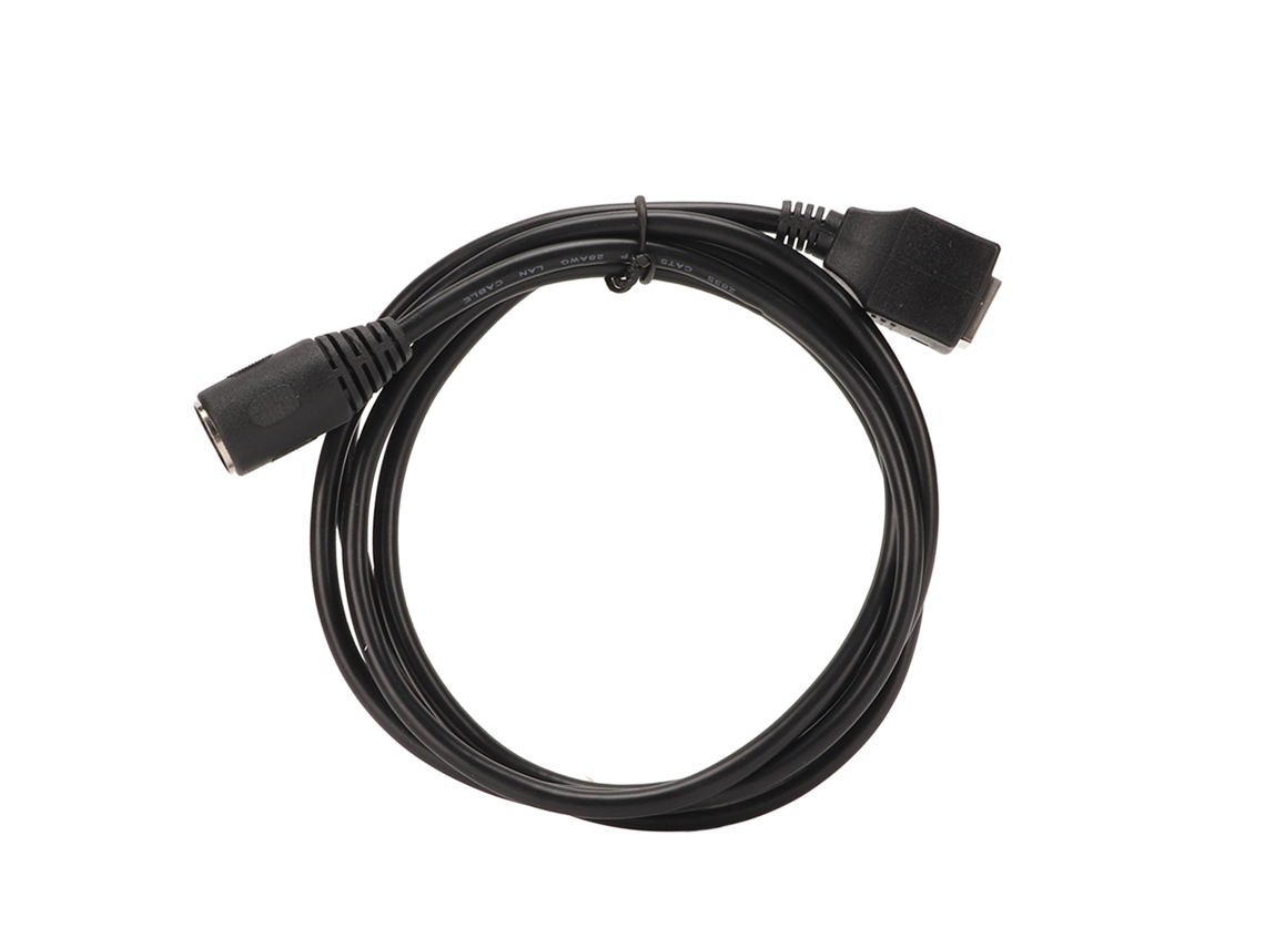 Cabo Adaptador Din 5 Pinos Fêmea Para Rj45 Fêmea 1,5m/4,9ft Para Dispositivos De Áudio Midi Conexão Clara