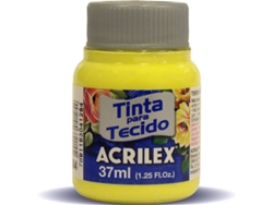 Tinta de Tela Mate Acrilex Amarillo (04140/5(04 37ml)