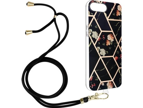 Funda Apple iPhone 8 Plus AVIZAR Geométrico con Correa (Negro)