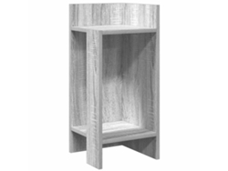 Mesa auxiliar con estante Sonoma gris MAISON EXCLUSIVE (110x50x103 cm)