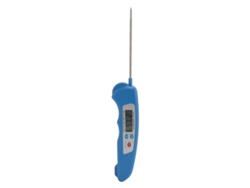 Termómetro Digital Para Carne Con Sonda Plegable Larga Para Cocina Y Parrilla - Azul