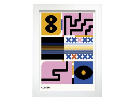Póster NACNIC Pop Art Abstracto. Cubismo.