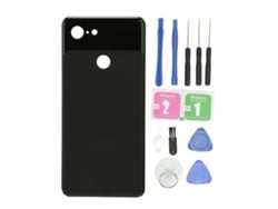 Tampa Traseira De Vidro Da Bateria Preta Para Google Pixel 3 G013a 5.5 Polegadas - Substituição Do Capa Traseira