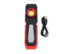 Lámpara De Trabajo Led Recargable Con Imanes Y Ganchos Plegables Flexibles De 2000 Mah Para Reparaciones Mecánicas.