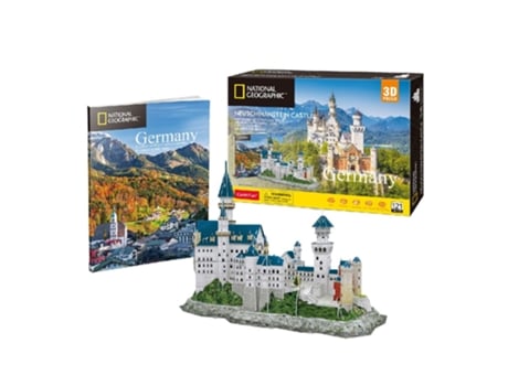 Puzzle VAN DER MEULEN Neuschwanstein Castle Puzle 3D 121 pieza(s) Edificios