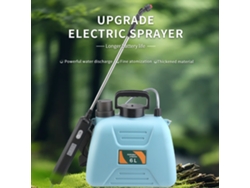Regadera Eléctrica Recargable De Hombro De 6 Litros, Pulverizador De Mano Con Batería De 2000 Mah, Herramienta Para Jardinería Y Agricultura.