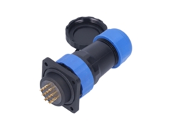 Omni-conector De Energía Impermeable Ip68 4 Agujeros Enchufe Aviación Macho Hembra 380v 10a Sp2814 Pin