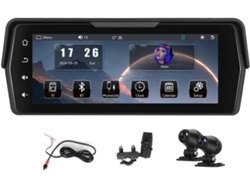 Monitor De Navegación Para Motocicleta De 6,8 Pulgadas Con Carplay, Android Auto, Pantalla Táctil, Resistencia Al Agua Ip67 Y Bluetooth.